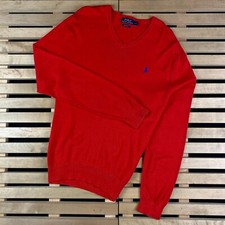 Men  s Sweater Long Sleeve Polo by Ralph Lauren Size L