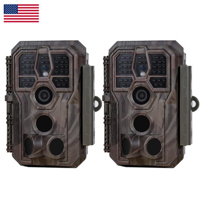 Gardepro E5S 2-Pack Trail Camera Non-Cellular Non-Wifi 64Mp Photo 1296P Hd