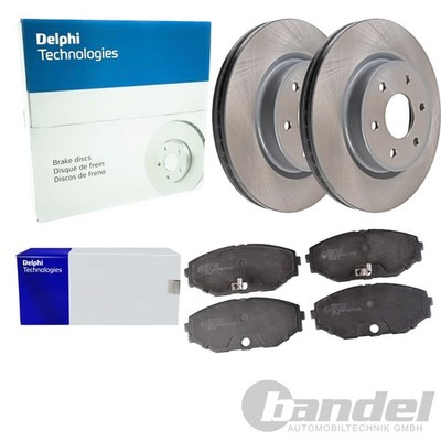 DELPHI BREMSSCHEIBEN 296mm+ BELÄGE VORNE passend für NISSAN NAVARA D23 + ALASKAN