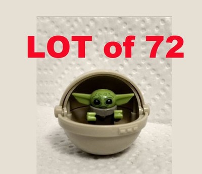 Lot of 72 Grogu Baby Yoda mini figure In Pod Assembly rqd. Fits block systems