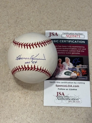 Harmon Killebrew signed OML baseball w/ HOF 84 * JSA *
