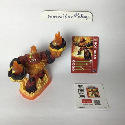 HOT HEAD Skylanders Figure + Card Rare VGC - Bundle me!