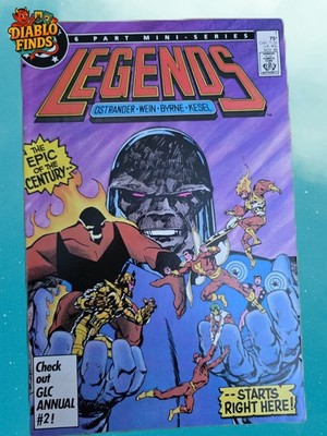 Legends #1 Comic 1986 DC Darkseid Amanda Waller (B1)