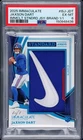 2025 PANINI IMMACULATE COLLECTION JERSEYS LOGO JAXSON DART ROOKIE RC 1/1 PSA 6