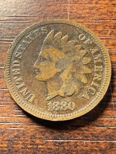 1880 INDIAN HEAD CENT - BETTER DATE - NICE COIN!