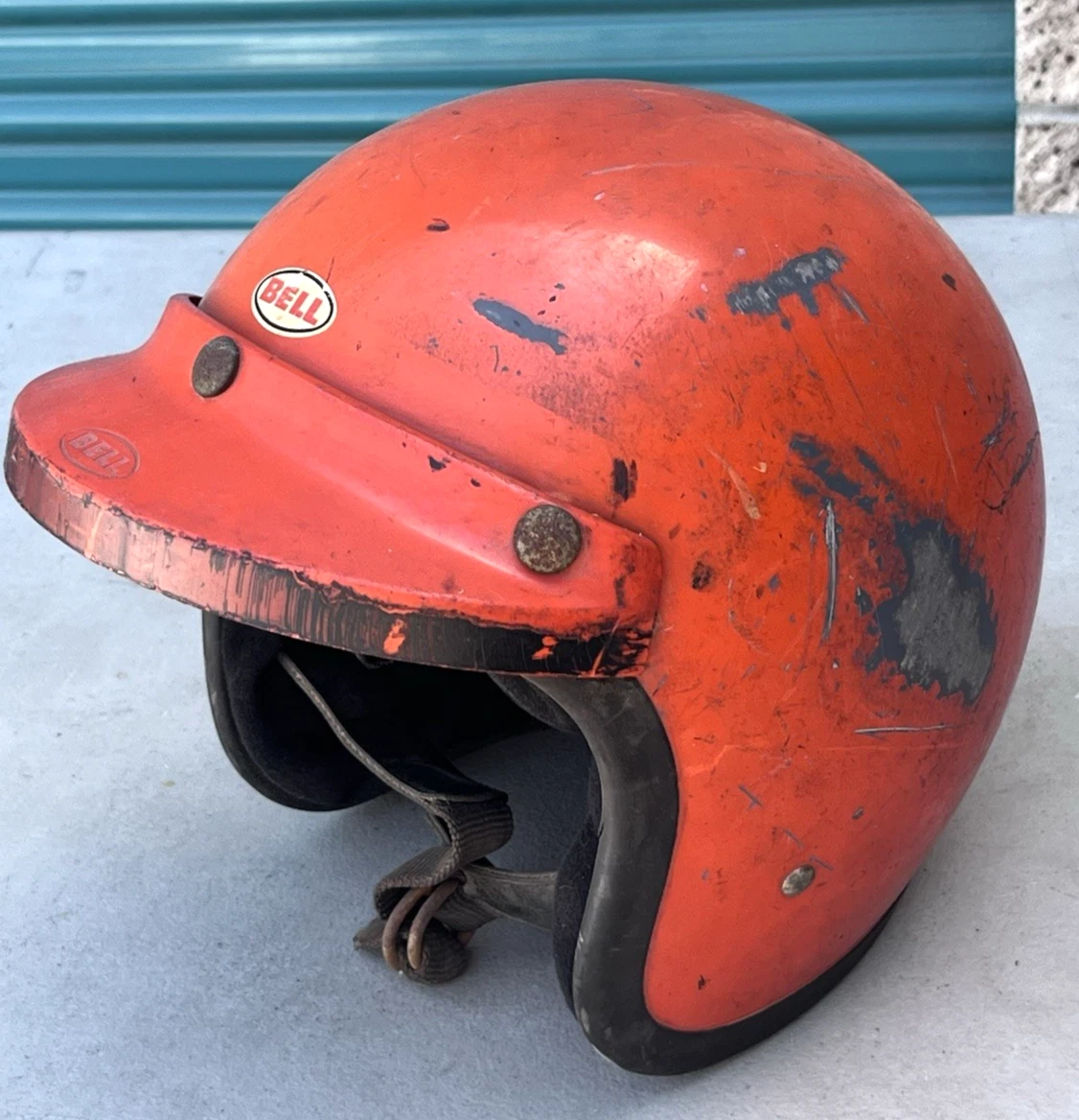 Orange Vintages Helmets for sale | eBay