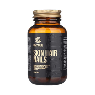 Grassberg Skin Hair Nails (60 Caps) (104,32 EUR/kg)