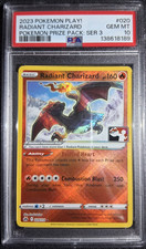 Radiant Charizard 020 PSA 10 GEM MINT Play Pokemon Prize Pack Series 3 LOW POP