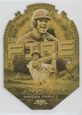 2022 Topps Fire En Fuego Gold Minted Wander Franco #EF-7 12au