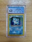 Pokemon CGC 6.5 EX/NM+ 1999 Blastoise Base Set Holo Card