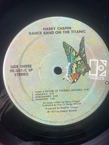 Harry Chapin – Dance Band On The Titanic 2X-LP Elektra 9E-301 Gatefold VG - Picture 6 of 11