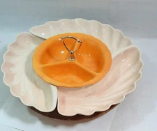 Lane & Co. Van Nuys Calif. Five-Piece Ceramic Relish Snack Charcuterie Tray Set