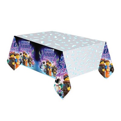 NEW Licensed Lego Movie 2 Table Cover Birthday Party Supplies 96'' x 54'' Printed