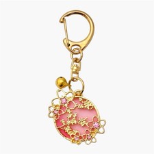 Made in Japan Sakura Cherry Blossom Keychain Bell Japanese Spring Flower Gift