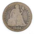 1886-S Liberty Seated Dime Silver 10c