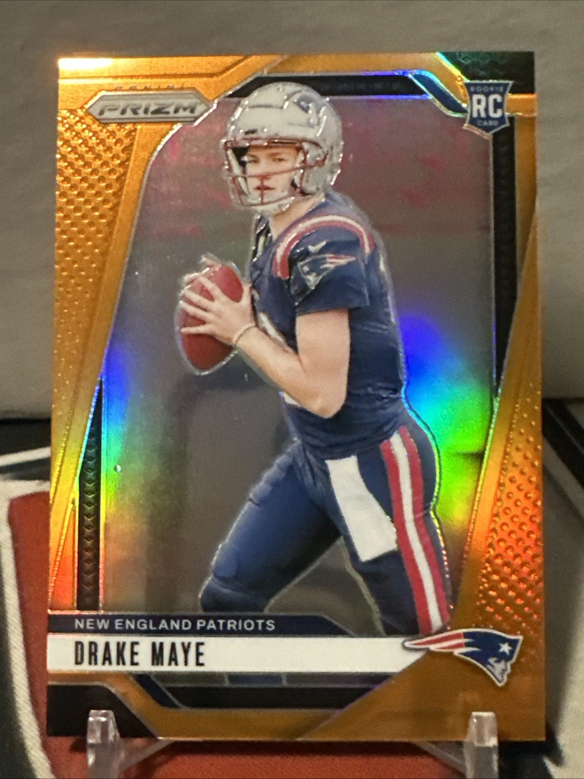 2024 Panini Prizm - Rookies Drake Maye #329 Orange Prizm /249 RC 🔥