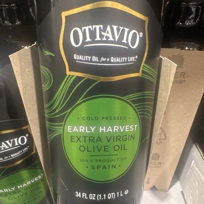 Ottavio Early Harvest Extra Virgin Olive Oil Cold Pressed 1L Spain Pantry