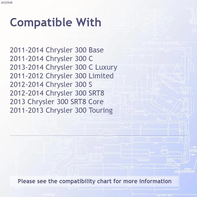 Conjunto de luz trasera de lente transparente cromada con secuencial para Chrysler 300 2011-2014 Foto 3 de 4