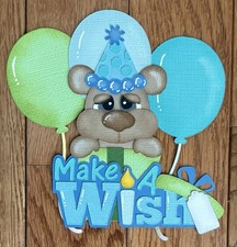 Paper Piecing Make A Wish/Dog, Birthday