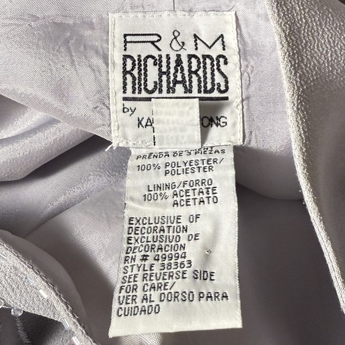 Vintage R & M Richards by Karen Kwong 3 Pc pant set size 18W Plus size Grey - Picture 12 of 15