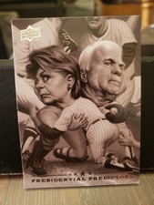 2008 Upper Deck - Presidential Predictors Runningmates John McCain, Hillary...