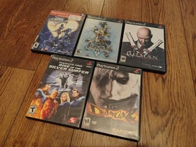 Sony PlayStation 2 Console Bundle 5 Games 1 Controller 1 Memory Card All Hookups