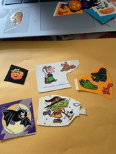 Vintage Lot Halloween Stickers