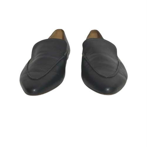 Zapatos mocasines Madewell para mujer de cuero negro sin cordones Frances talla 10 - Imagen 5 de 10