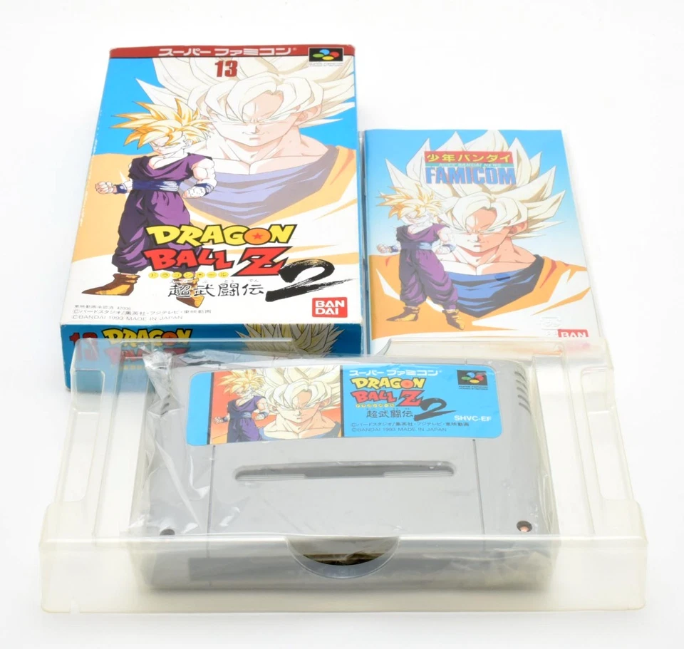 Lot 4 Nintendo Super Famicom SFC Dragon Ball Z 1 2 3 Set w/Box Tested SNES Japan - Image 4 of 4