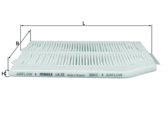 Knecht LA23 Innenraumfilter FüR Laguna I 1.6-3.0 11.93-03.01 Renault-image