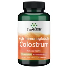 Swanson High Ig Colostrum 500 mg 120 Capsules