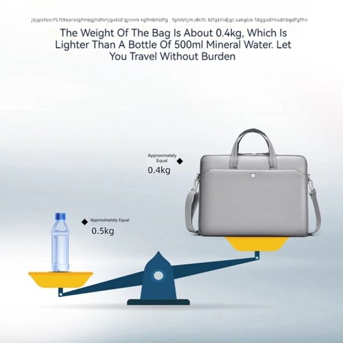 Air Soft Women Laptop Bag Crossbody Laptop Sleeve Bag Computer Shoulder Bag - Bild 9 von 14