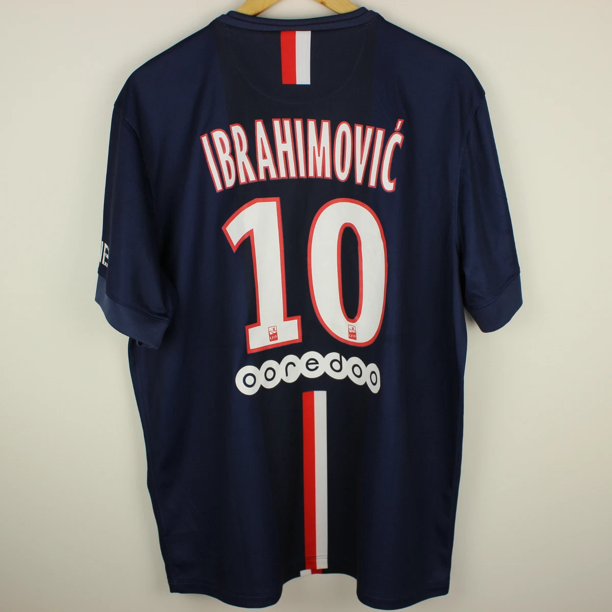 Maillot Domicile PSG 2012-2013 #18 Ibrahimovic, Taille M, Neuf Avec étiquettes - Nike