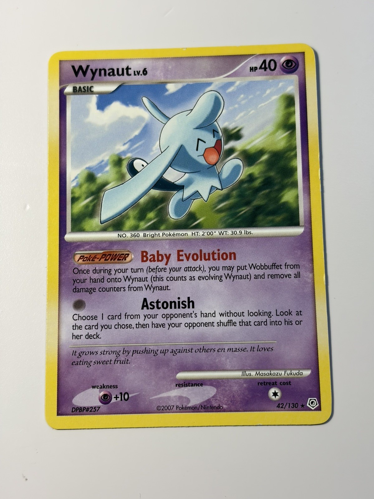 Wynaut 42/130 Diamond and Pearl Regular