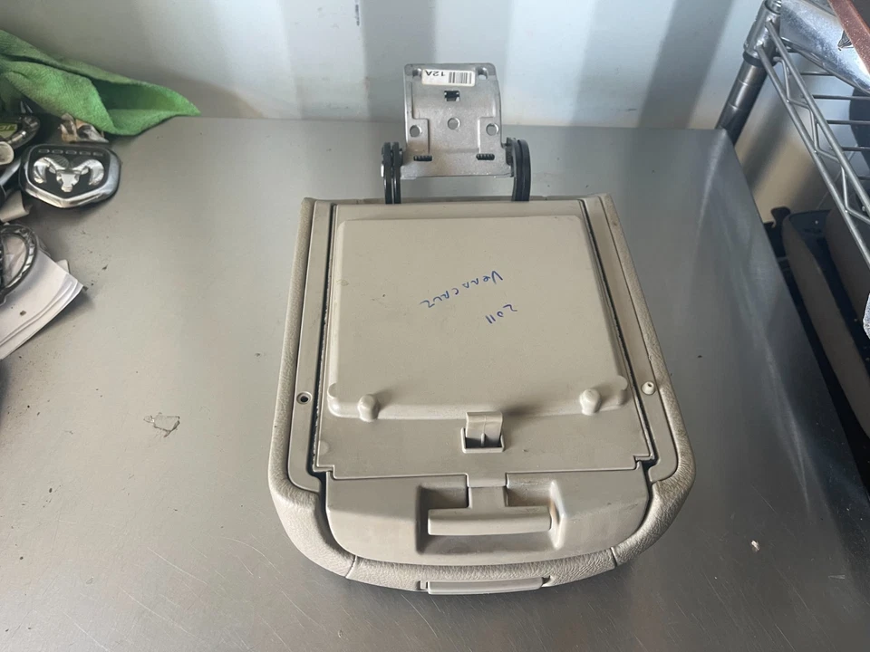 2007 - 2012 Hyundai Veracruz центральной консоли крышка подлокотника кожи бежевый OEM - Изображение 3 из 4