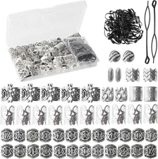 81PCS Viking Hair Beads & Beard Ornaments Set - Premium Hair Jewelry and Dreadlo