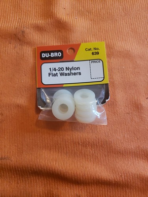 #ad #ad Du Bro 1 4 20 Nylon Flat Washers New Part 639 JT25 $2.99