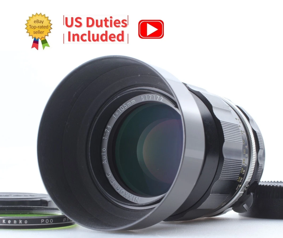 Nikon NIKKOR 105mm Focal Camera Lenses for sale - eBay