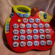 VTech Alphabet Apple ABC Learning Preschool Teaching Toy Tested Works V-Tech