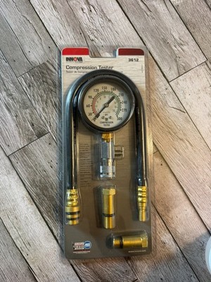 Innova 3612 Compression Tester Plus (6-piece kit) 15'' Hose Length