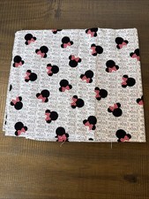 1 yard Disney Minnie Mouse cotton fabric black white Red 2020 Springs Creative