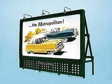 Blair Line 2431 HO Scale Laser-Cut Billboard Kit Lattice 1900s - 1960s