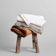 Fringed Linen Tablecloth