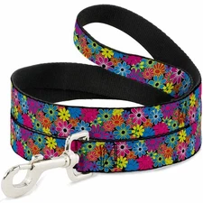 Dog Leash Flower Blossom WIDE 1.5"