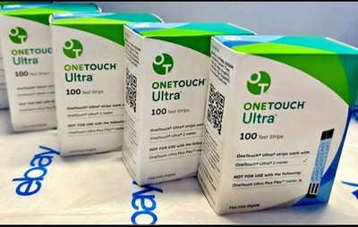 400 ONE TOUCH ULTRA NEW SEALED DIABETIC TEST STRIPS  12/31/2027 FREE BOX SHIP
