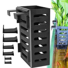 Hanging Aquarium Plant Holder, Aquatic Plant Pot with Hole, Aquarium Planter Cup