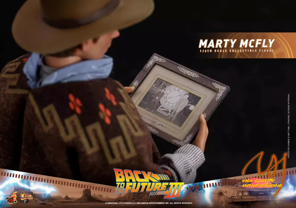 EN STOCK Nuevo Hot Toys MMS616 Regreso al Futuro Parte III 1/6 Marty McFly Foto 2 de 4