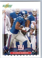 2006 Score #180 Plaxico Burress New York Giants Football Card
