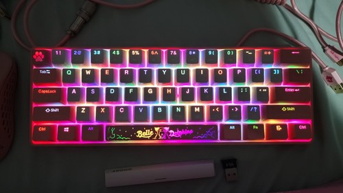 Belle Delphine X Ghost Keyboard, Mouse, and Mousepad + Accessories - Picture 3 of 3