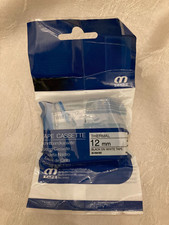 Lot of 3 - 12mm M-K231 Tape for Brother P-touch PT-M95 90 Black on White Label